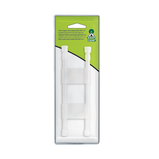 Asta doppia anticaduta da 25 a 40 cm • blister
