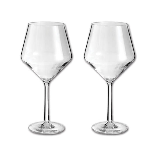 Set 2 bicchieri da vino rosso Tritan