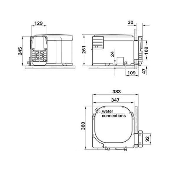 Boiler a gas Truma con resistenza • 230 V