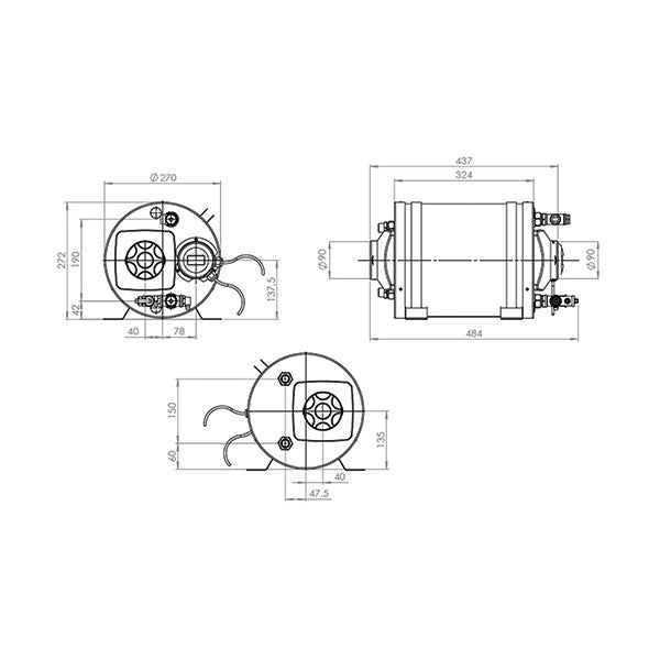 Boiler acqua calda 9 L • 230 V • 500 W