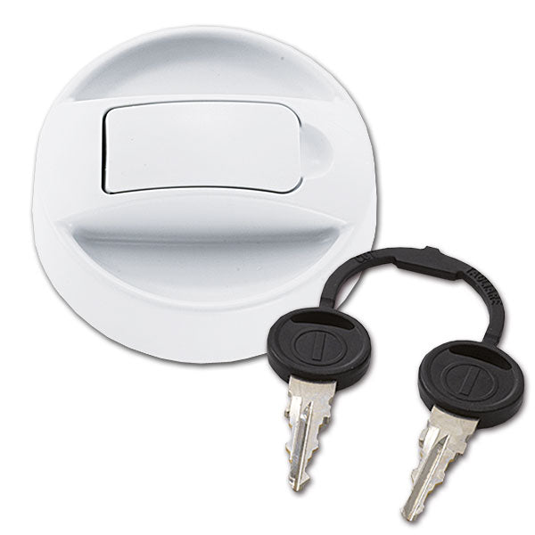 Tappo Zadi con sportellino con cilindretto • bianco