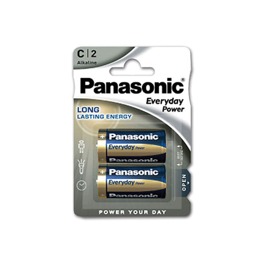 Batteria alcalina tipo C Panasonic • 1,5 V