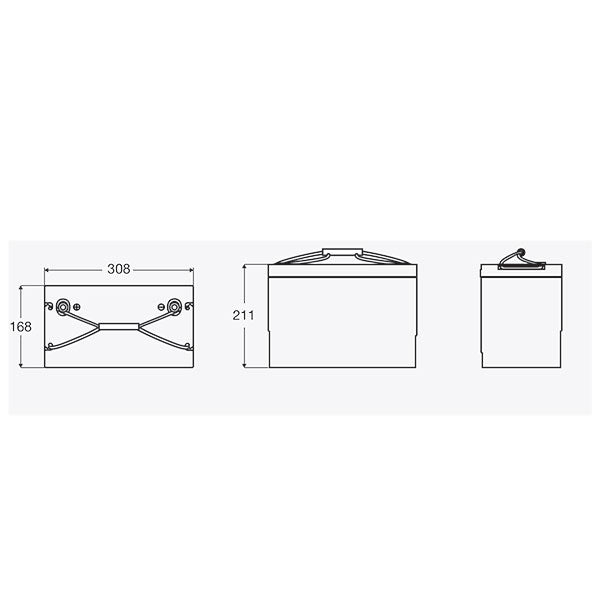 Batteria Li-Ion Exide • 100 A
