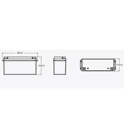 Batteria Li-Ion Exide • 200 A