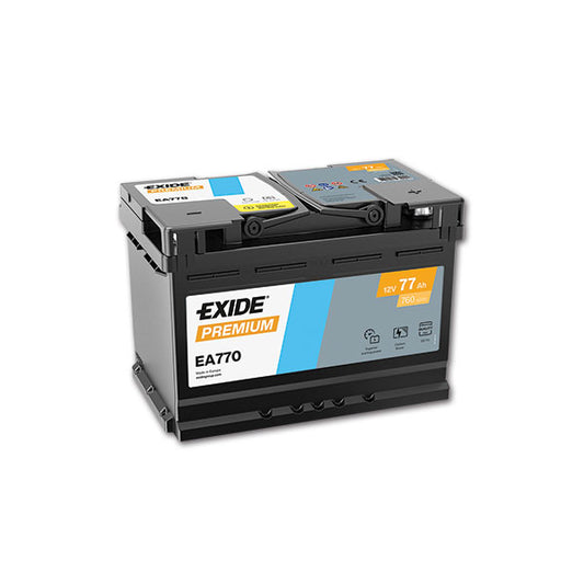 PREMIUM Starter- und Servicebatterie - 12 V / 77 A 