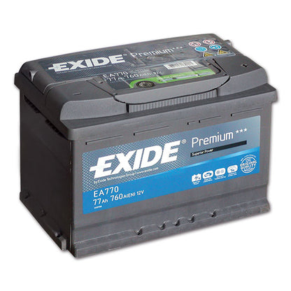 Batteria PREMIUM avviamento e servizi • 12 V / 77 A