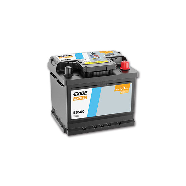 Batteria Exide EB500 Excell LB3 • 12 V / 50 A
