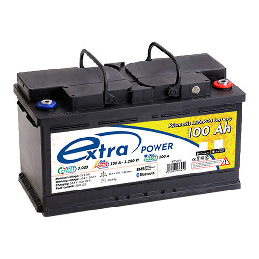 Batteria LiFePO4 ExtraPOWER • 100 Ah