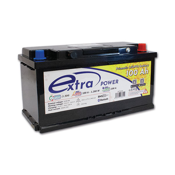 Batteria LiFePO4 ExtraPOWER • 100 Ah