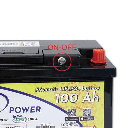Batteria LiFePO4 ExtraPOWER • 100 Ah