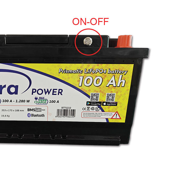 Batteria LiFePO4 ExtraPOWER • 100 Ah