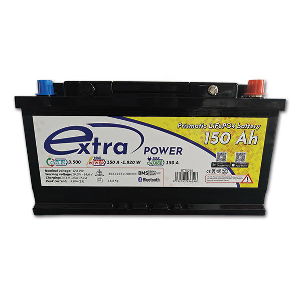 Batteria LiFePO4 ExtraPOWER • 150 Ah