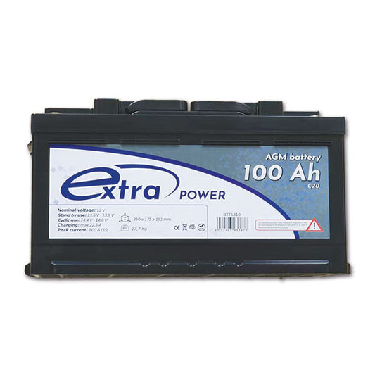 Batteria AGM Extra power 100 Ah