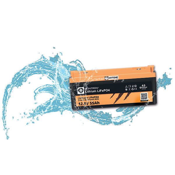 Liontron Marinebatterie mit BMS • 12,8 V / 55 A