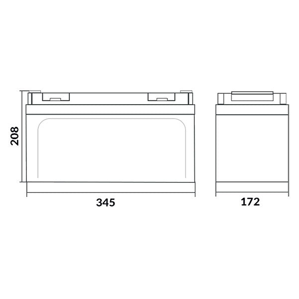 Batteria All In One Liontron • 100 A