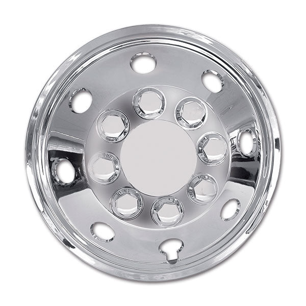 Kit 4 copricerchi convessi cromo • 15"