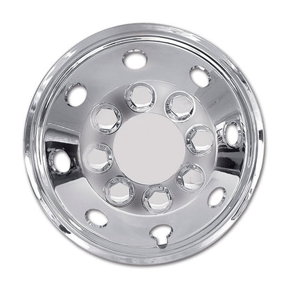 Kit 4 copricerchi convessi cromo • 15"