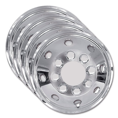 Kit 4 copricerchi convessi cromo • 15"