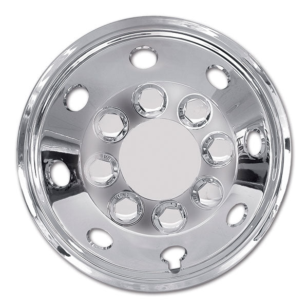 Kit 4 copricerchi convessi cromo • 16"