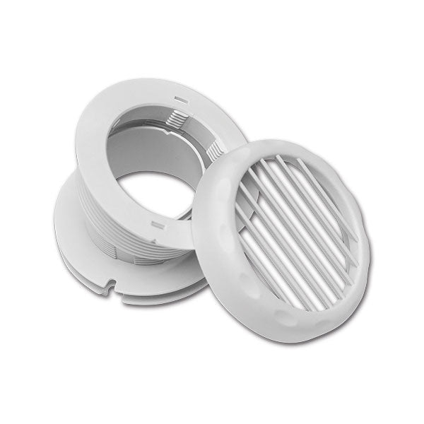 Luftauslassgitter-Set Ø 60 mm.