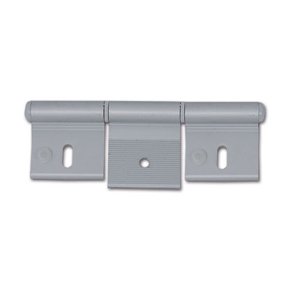 Cerniera alluminio anodizzato • 126 mm • 3 fori