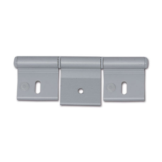 Scharnier aus eloxiertem Aluminium • 126 mm • 3 Löcher