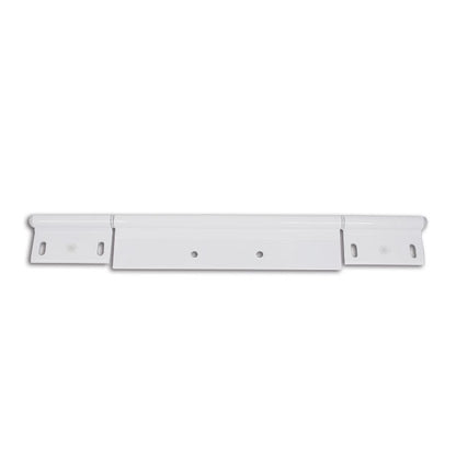 Cerniera alluminio bianco • 350 mm • 6 fori