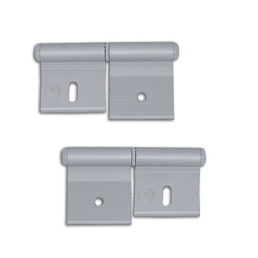 Cerniera alluminio anodizzato • 84 mm • 2 fori