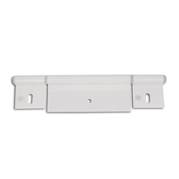 Weißes Aluminiumscharnier • 200 mm • 3 Löcher