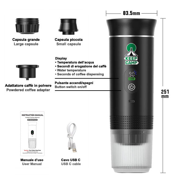 Macchina da caffè a batteria
