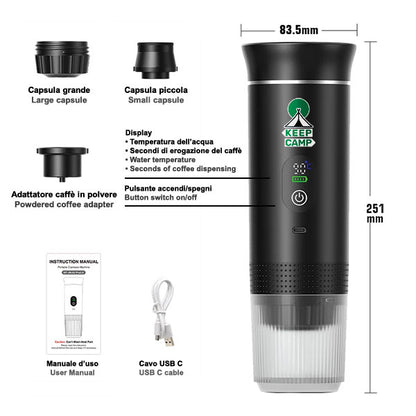 Macchina da caffè a batteria