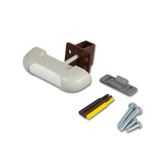 Serratura completa per antine • grigio