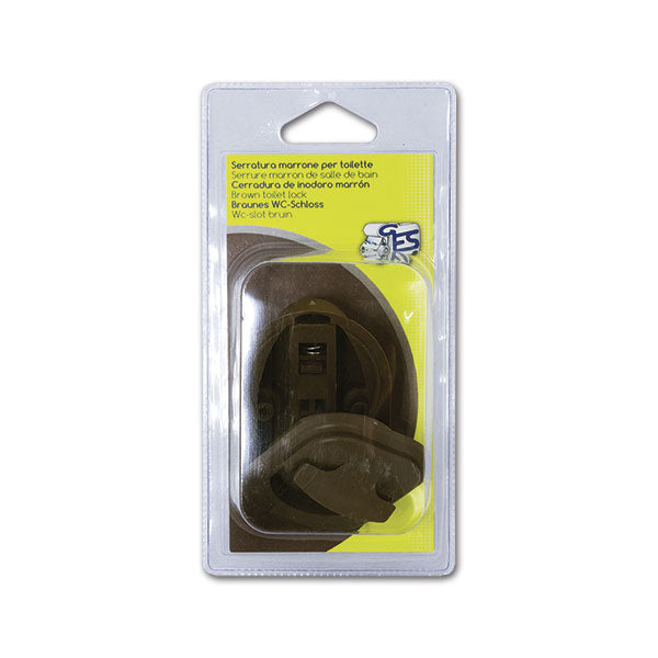 Serratura per toilette • marrone • blister