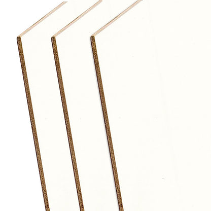 Bausatz 10 Sperrholzplatten • 3 mm • beige-weiß-nussbaum