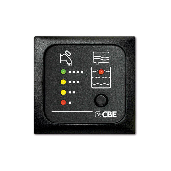 Pannello LED • acque chiare e nere • grigio
