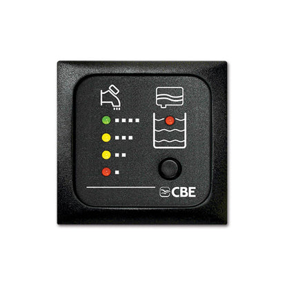 Pannello LED • acque chiare e nere • grigio