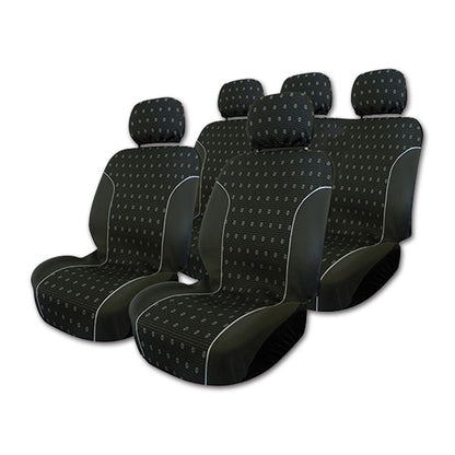 Coprisedili linea Charcoal • nero