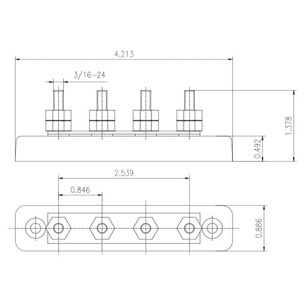 Barra di connessione • 150 A / 48 V