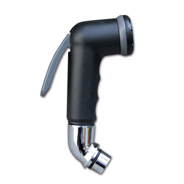 Cleo Duschkopf • schwarz • gebogen • F 15/1"