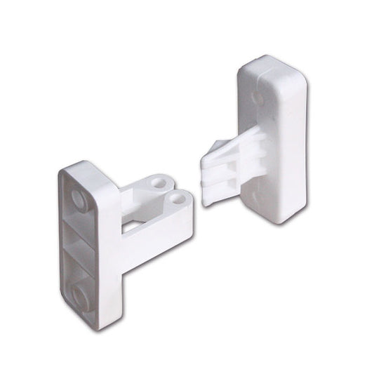 Ferma porta esterno • bianco • 35 mm