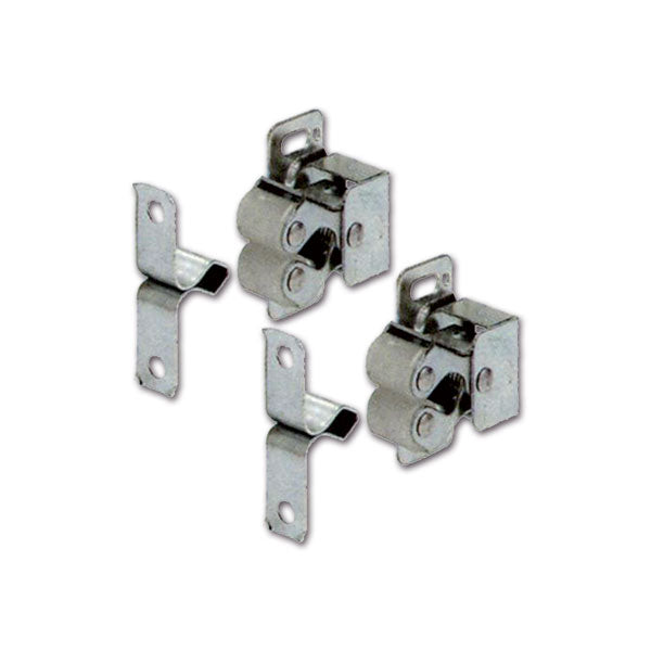 2 ferma antine a rotelle • metallo • blister