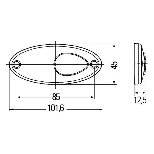 Luce di ingombro anteriore a LED • E17 0301