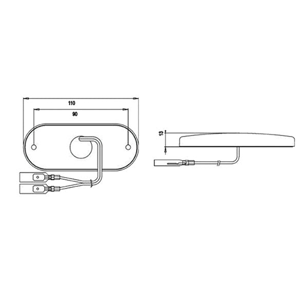 Luce ingombro anteriore a LED • PLR2002