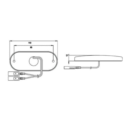 Luce ingombro anteriore a LED • PLR2002