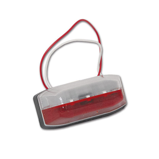 Segnale ingombro laterale  bianco/rosso LED
