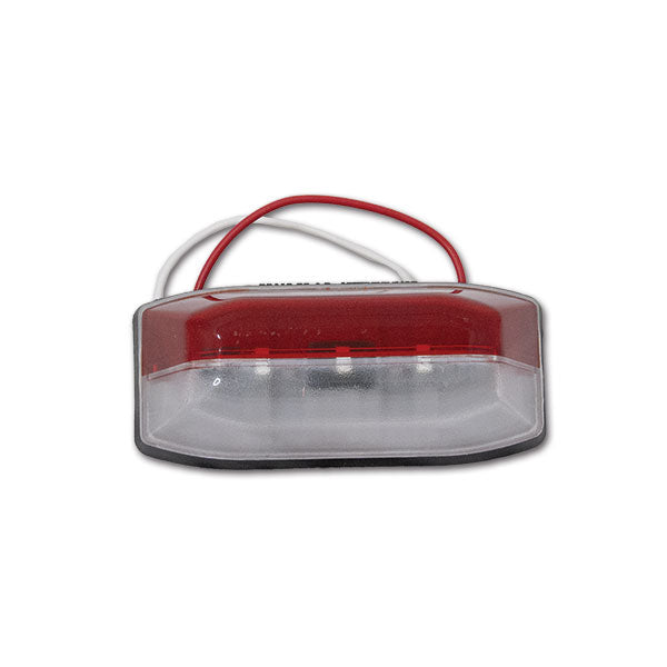 Segnale ingombro laterale  bianco/rosso LED