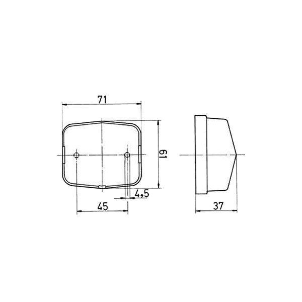 Umrissleuchte vorne • PL115