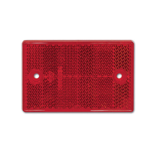 Catadiottro con fori • rosso • 115 x 75