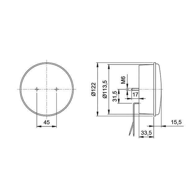 Fanale retronebbia • serie 730