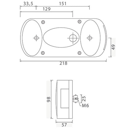 Midipoint-Modul für Trolleys • links